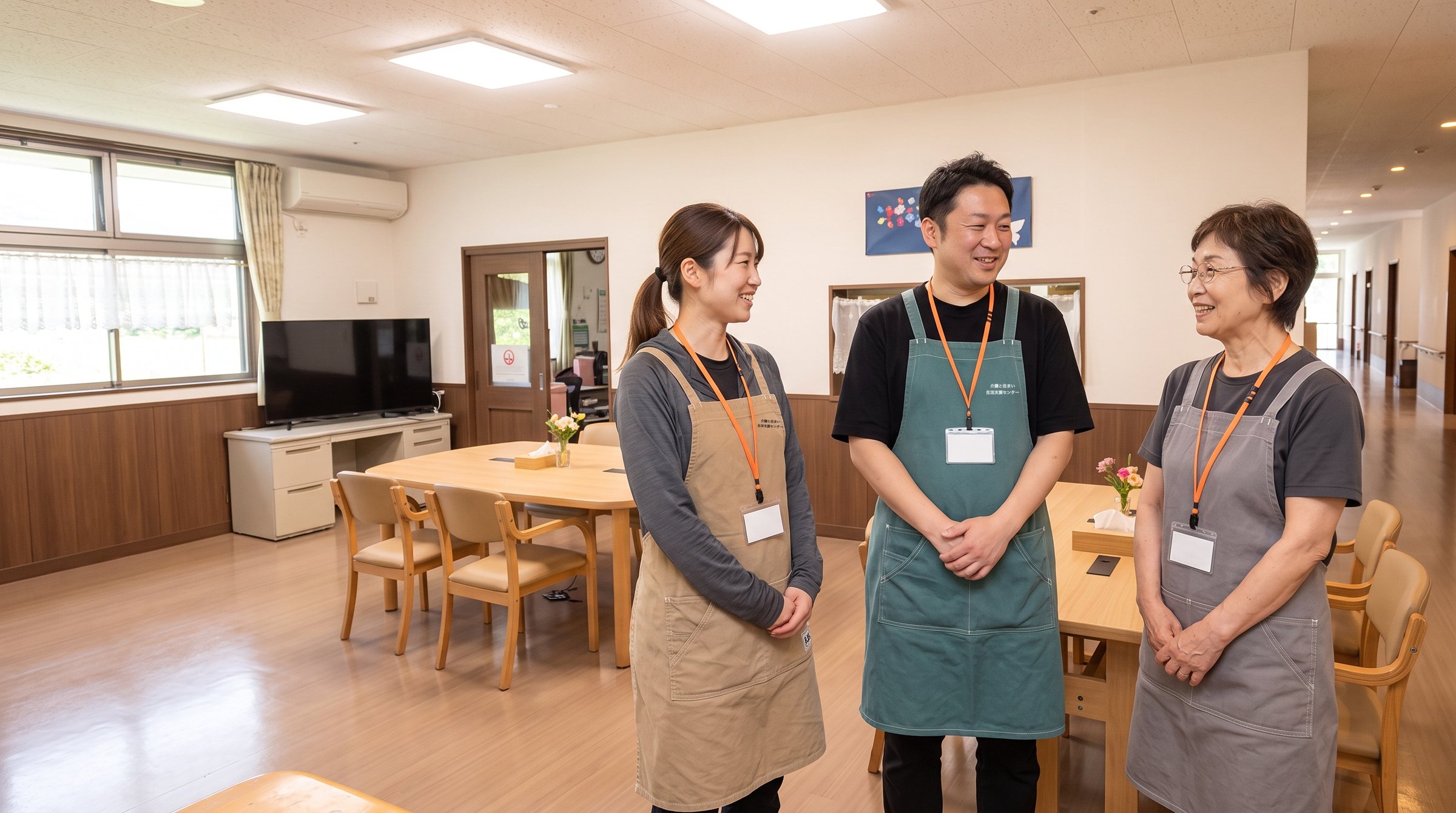 スタッフの様子